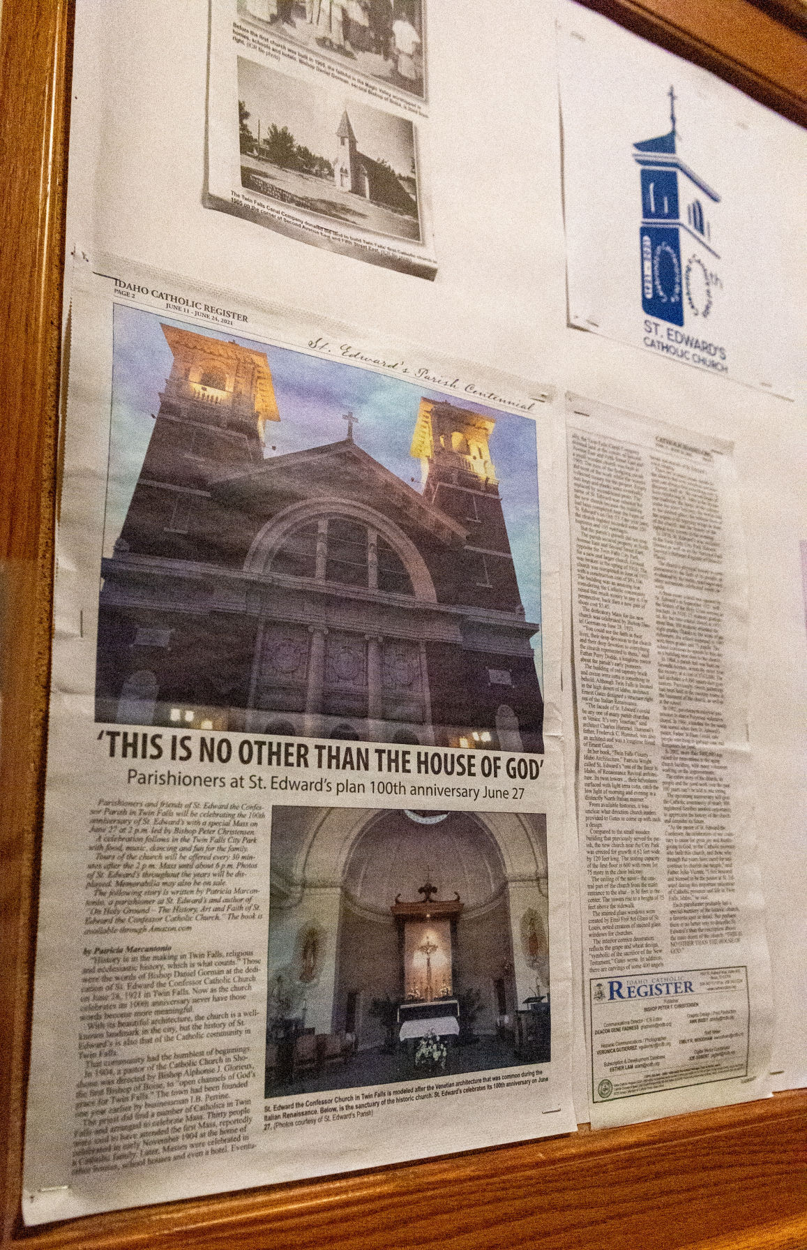 St. Edward's Catholic Church celebrates 100 years